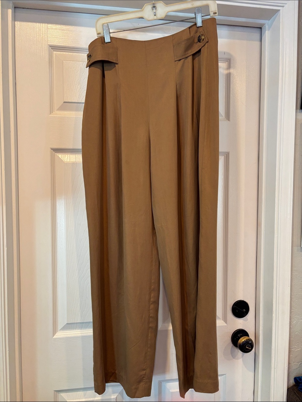 Banana Republic Factory Camel Wide-Leg Pants